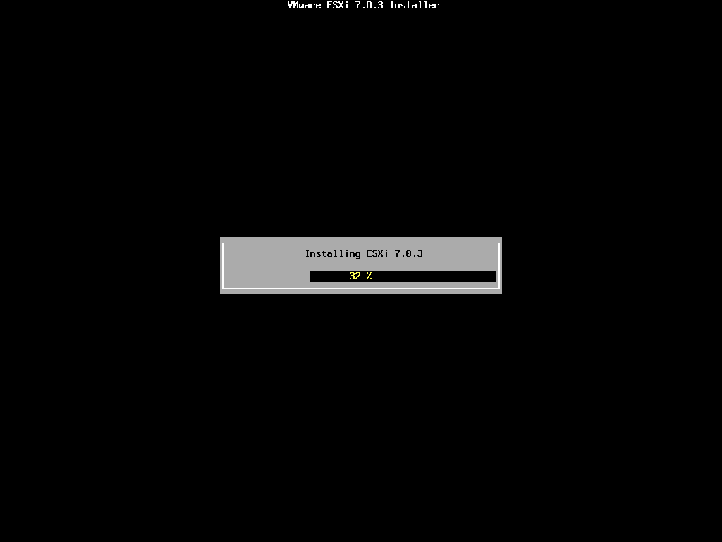 ESXI Install
